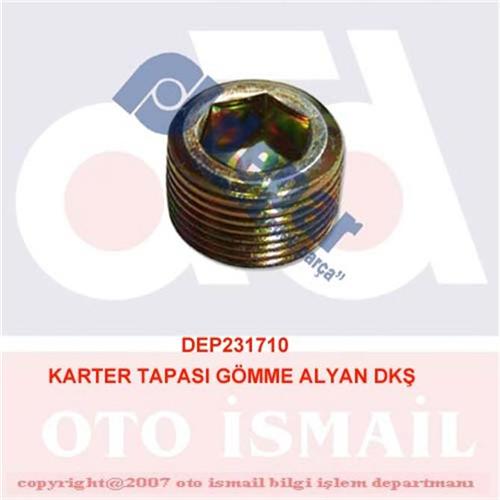 DEPAR 1710 Karter Tapasi Gömme Alyan Dkş
