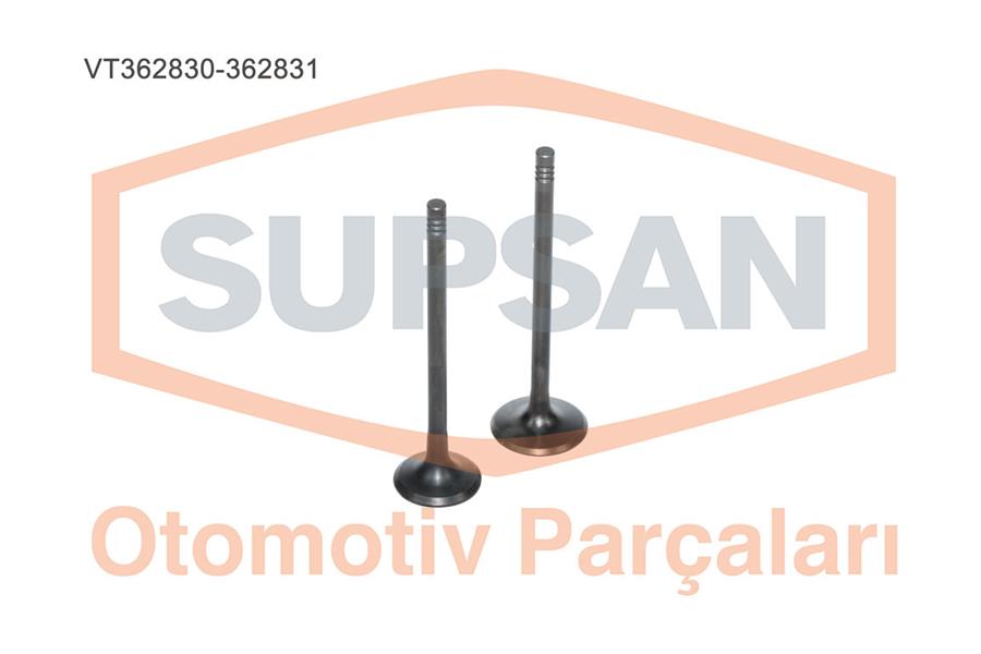 SUPSAN VT362830-362831 Subap Emme Egzoz Opel Astra-Corsa-Vectra 1.4i 16v 16 Subap-Lpg Ye Uyumlu