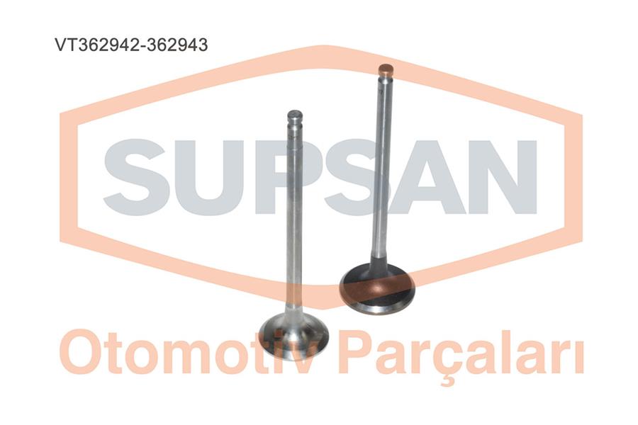 SUPSAN VT362942-362943 Subap Emme Egzoz Astra L-Corsa F-Mokka-Grossland-Grandland-Combo E-P208-P308 T9-P508-P2008-P3008- P5008-Partner-Berlingo-C3-C4-C5-Ds3-Ds4-Ds7 1.2i Thp 130bg Eb2dts 12v In-6/Ex-6 12 Subap