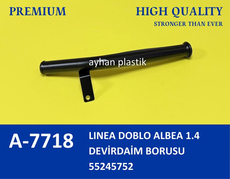 AYHAN A7718 Devirdaim Borusu Fiat Linea-Doblo-Albea 1.4