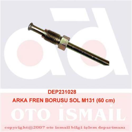 DEPAR 1028 Arka Fren Borusu Sol M131 Dkş 60 Cm