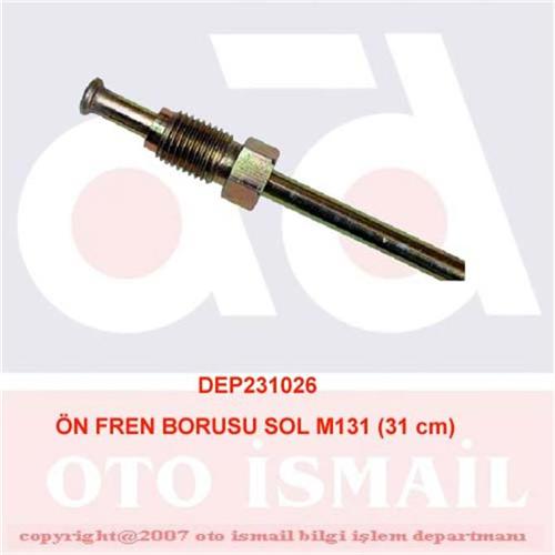 DEPAR 1026 Ön Fren Borusu Sol M131 31 Cm