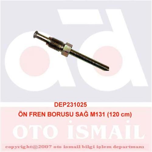 DEPAR 1025 Ön Fren Borusu Sağ M131 120 Cm