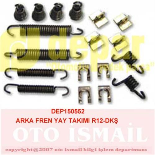 DEPAR 0552 Fren Yay Takimi Komple R12-M131 Dkş