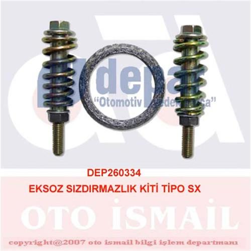DEPAR 0334 Egzoz Sizdirmazlik Kiti Tipo Sx