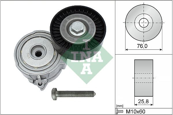 INA 534037510 Alternatör Gergi Rulmani Kütüklü Vw Touareg 3.0 V6 Tsi 10 >