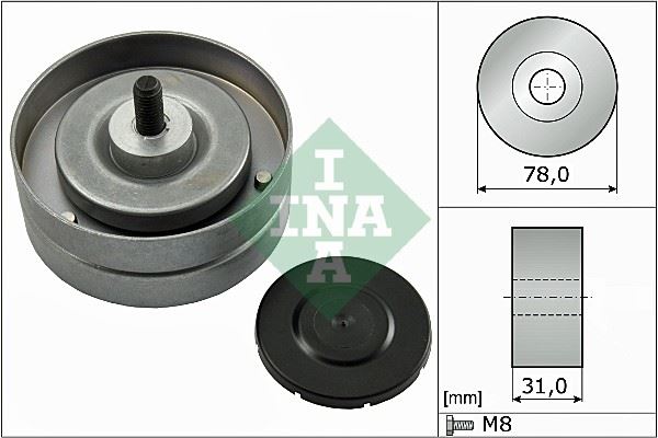 INA 532046310 Alternatör Gergi Rulmani Vw Phaeton 4.2 V8 4motion 03-16 A8 3.7 Quattro 02-06 3d1-3d2-3d3
