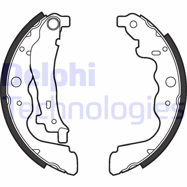 DELPHI LS2022 Fren Balatasi Arka Pabuç Renault Kangoo 08> Express 21> Zoe 14> Clio Iv 12> Captur I 13> Symbol Ii I 13> Logan Ii 12> Duster 10> Dokker 12> Sandero Ii 12> . Mercedes Citan W415 12>