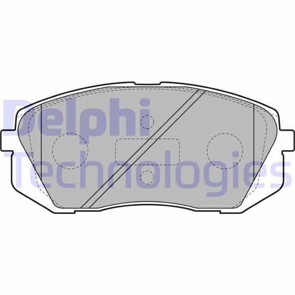 DELPHI LP2050 Ön Fren Balata Hyundai İx35 2.0l D4ha Crdi Dizel 136hp 10-15 / Kia Sportage 2.0l D4ea D4ha Dizel 06-15 Kalınlık : 16 Mm