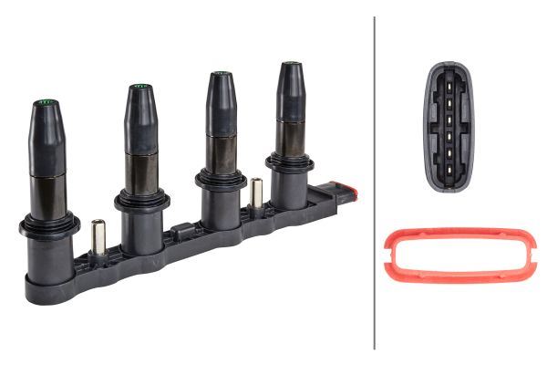 HELLA 5DA193175331 Ateşleme Bobini Opel Astra G-H Vectra C-Corsa D-Insignia A-Meriva A-Zafira A-B-C 1.6-1.8 16v Z16xep -Z16let-Z16xer-A16xer