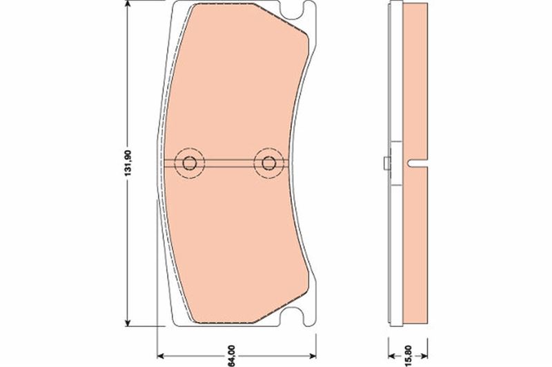 TRW GDB1801 Arka Balata Jaguar Xk 06-14