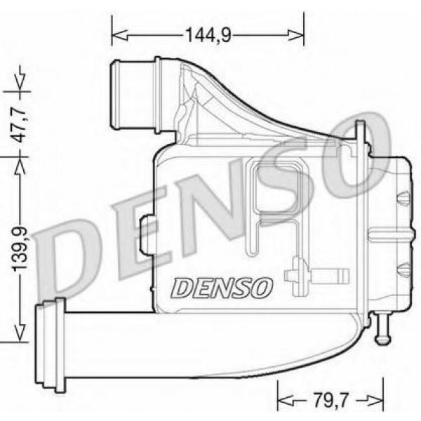 DENSO DIT12006 Intercooler. Charger Iveco Daily V 11-14