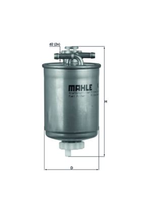 MAHLE KL103 Yakit Filtresi Polo 1.9 Clas-Agr-Agp-Alh-Asv-Aqm