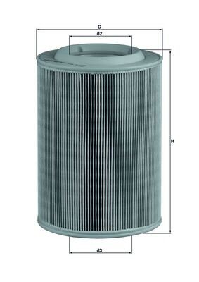 MAHLE LX314 Hava Filtresi T4 1.9 96 > Abl Yuvarlak