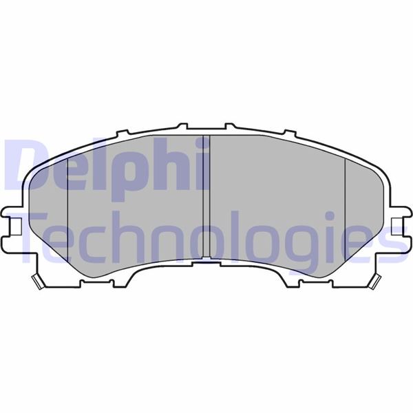 DELPHI LP3183 Ön Fren Balatasi Renault Koleos Ii 16> Nissan X-Trail Iii 16> Infiniti Qx50 13>