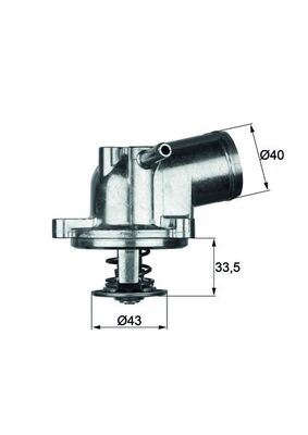 MAHLE TI21.87 Termostat 87 C Mercedes M111 W202 C208 W124 W210 W163 Klimali