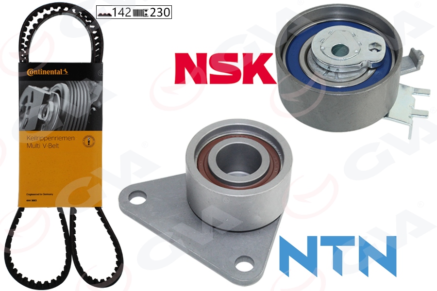 GVA 59T1810C Eksantrik Gergi Kiti 142x230 Laguna 2.0 16v 95-01 -Safrane Ii 2.0 96-00 -Volvo S40 99-04 K015509xs