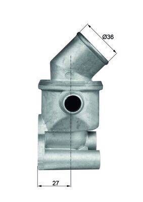 MAHLE TI72.87D Termostat Komple Seat Marbella 28 87c