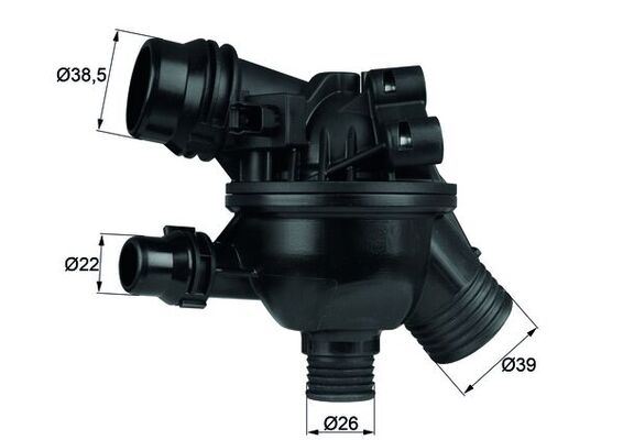 VER-TE7202.102J Termostat Bmw N43 E87