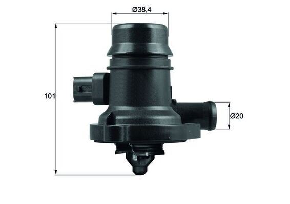 MAHLE TM36.103 Termostat Astra J 10>15 Insignia A 09>17 Corsa D 07>14 Corsa E 15>19 Meriva B 10>17 Mokka 13>19 1.4 A14net A14nel B14neh B14 Nej 103c