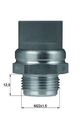 MAHLE TSW9D Fan Müşürü Bora 1.9tdi-Caddy Ii 1.9tdi-Passat 1.6-1.8-2.3-2.8v6-1.9tdi 95c/90c