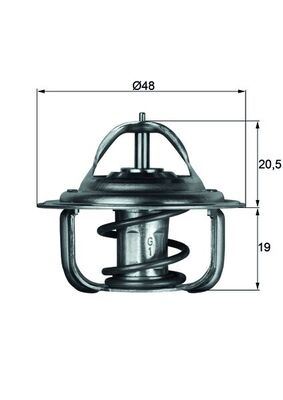 MAHLE TX1.87D Termostat Ford Otosan Taunus 87c