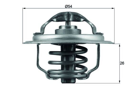 MAHLE TX111.87D Termostat 87c Golf V-Vi-Plus-Jetta Iii-Passat-Tiguan-A3-A6-Leon 2.0tdi Bma Bkp Bkp-Bkd-Cbab-Cbda