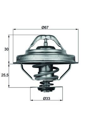 KAL 572725 Termostat  E30-E34-E36