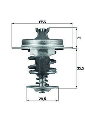 VAL-820047 Termostat Renault Laguna / Espace Iii / Safrane Ii