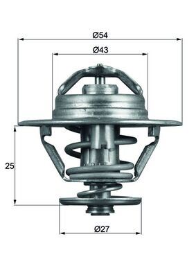 MAHLE TX93.83D Termostat 83c Boxer-Jumper-Movano-Master-Daily 2.5-2.8 D-Hdi-Tdi-Jtd