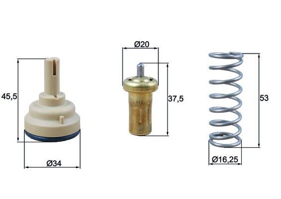 SWAG-30945080 Termostat (Komple) Vw Golf V 1.4tsi (05-08) Touran 1.4tsi (06-10)