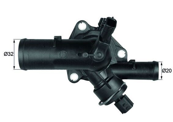 NRF 725417 Termostat Komple  Twingo Ii Modus Clio Iii