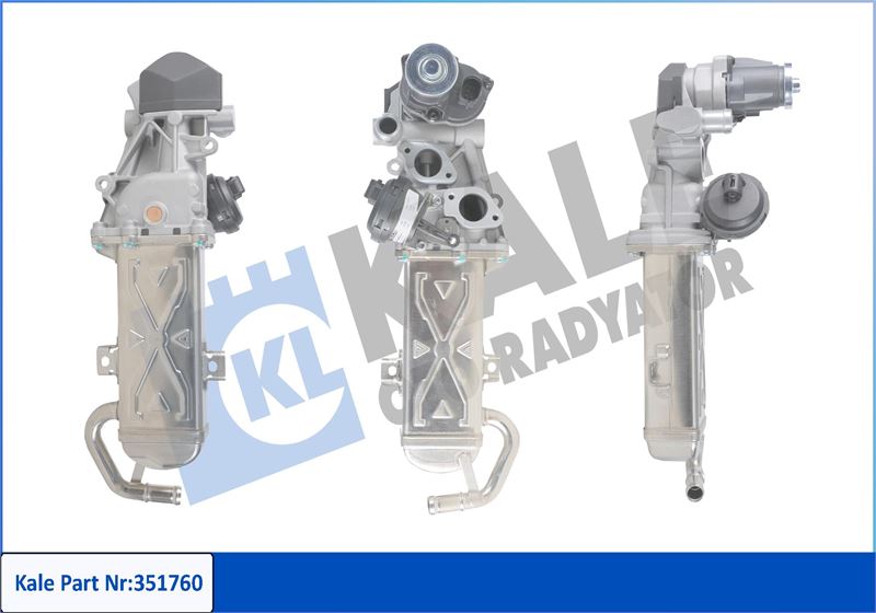 KALE 351760 Egr Valfi Soğutucu Caddy-Jetta-Golf6-Passat-Superb-Octavia-A3-Leon 09>1.6tdi Caya-B-C-D