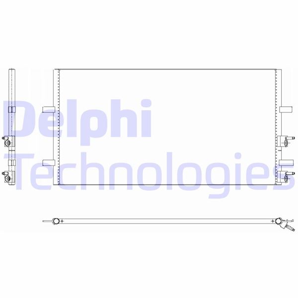 DELPHI TSP0225640 Klima Radyatörü Ford Transit 06> V347