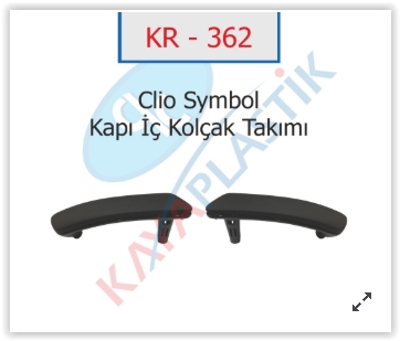 KAYA KR362 Kapi İç Kolçak Takimi Symbol-Sandero