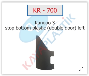 KAYA KR700 Arka Tampon Sol Üst Parça Kng Iii 08 > Çift Kapi