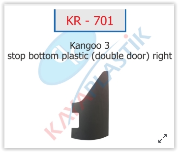 KAYA KR701 X Arka Tampon Sağ Üst Parça Kng Iii 08 > Çift Kapi