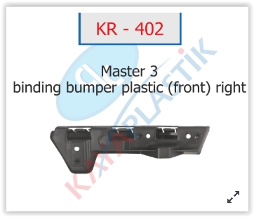 KAYA KR402 Ön Tampon Braketi Sağ Master Iii