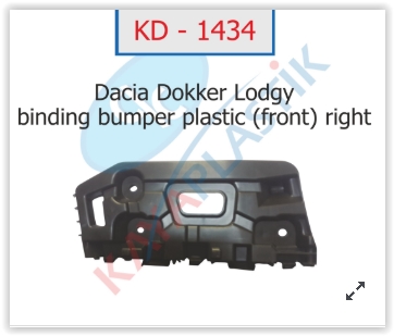 KAYA KD1434 Ön Tampon Bağlanti Ayaği Sağ Dacia Dokker-Lodgy