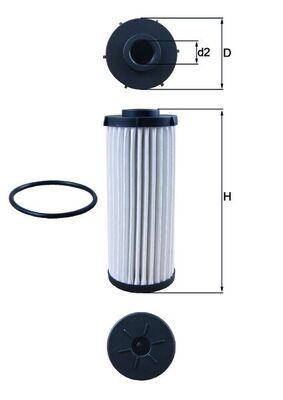MAHLE HX139D Hidrolik Filtre Golf 7-Passat15>Tiguan 07>T5 09-15 T5 15>Q3 11> 2.0tdi-Tfsi Otomatik Şanzuman