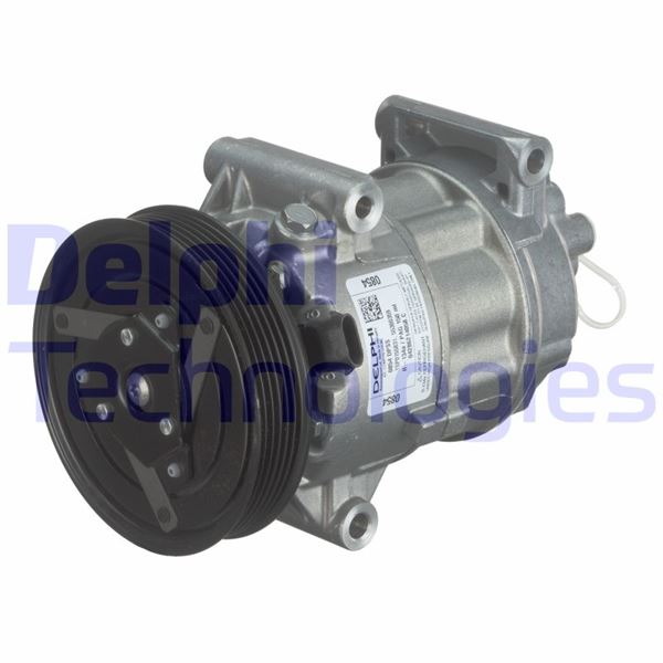 DELPHI TSP0155831 Klima Kompresörü Megane I 96> Scenic I 96> Megane Ii 02>08 Scenic Ii 02>08 Qashqai J10 06>13 1.4 K4j 1.5dci K9k 1.6 K4m 1.9dci F9q 2.0 F4r 12v 6 Kanal 125mm