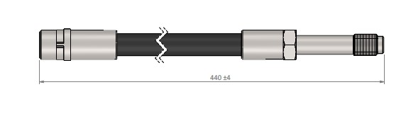 CAVO C801004C Fren Hortumu On Mercedes Sprinter B906 B907 B910 . Vw Crafter 30-35-50
