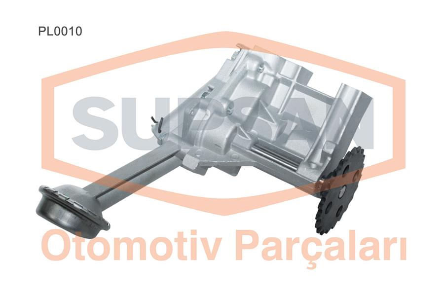 SUPSAN PL0010 Yağ Pompasi Clio Ii 98>Kangoo 01>Laguna Ii 01>07 Megane 96>Megane Ii 02>08 Scenic 96> Modus 04> 1.4 K4j 1.6 K4m 1.5dci K9k 22 Diş