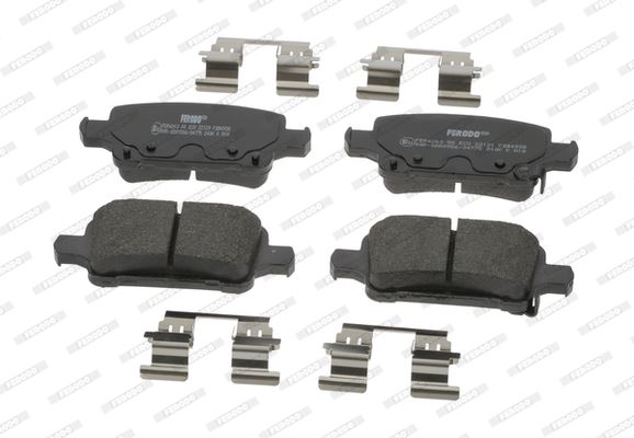 FERODO FDB4938 Arka Fren Balatasi Opel Astra K 1.0-1.4-1.4t-1.6t-1.6 Cdti 16>22 106.5x46.3x16.6