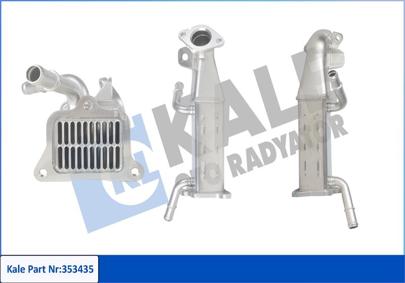 GVA 6837115 Egr Soğutucu Ford-Fiat-Peugeot-Citroen-Transit-Custom-Ducato-Boxer-Jumper 11> 2.2 Tdci-Hdi 100-135- 140-155 Ps Euro 5