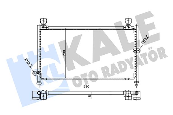 ERA 354050 Soğutucu Falanş Vw Oe Versiyon