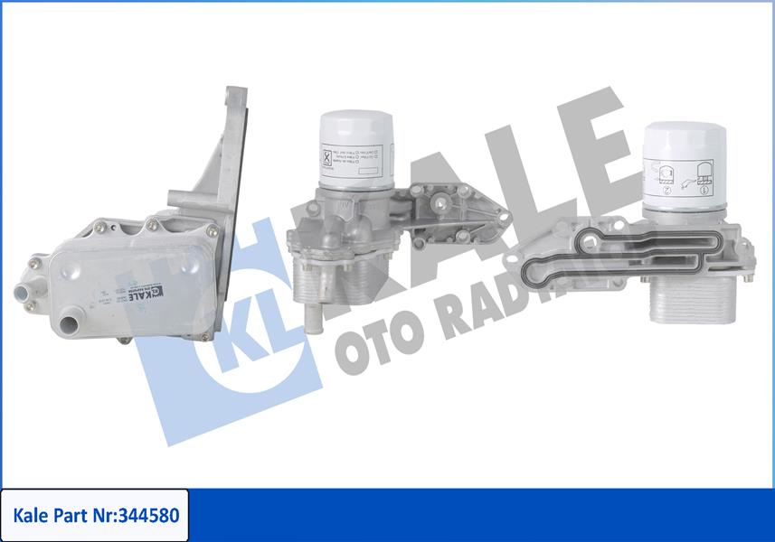 KALE 344580 Yağ Soğutucusu Ford Transit 06> V347-V363 2.2/2.4 Tdci Komple 14>A.Ceker Atom Filtreli