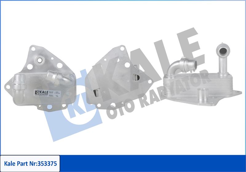 KALE 353375 Yağ Soğutucusu Doblo Iii-Bravo-Linea-Grande Punto-Punto Evo-Combo D-Alfa Mito 1.6dmtj