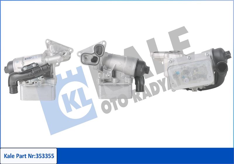 KALE 353355 Yağ Soğutucusu Komple Kütüksüz Master Movano Iii 2.3 Dci Cdti 10> Trafic Vivaro Ii 2.0 Dci Cdti