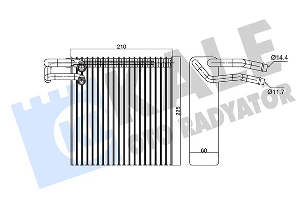 NIS-92188 Evaporator Nissan Micra 03-